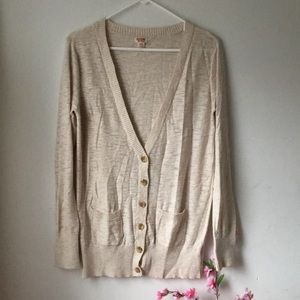 Oversized cream Target cardigan